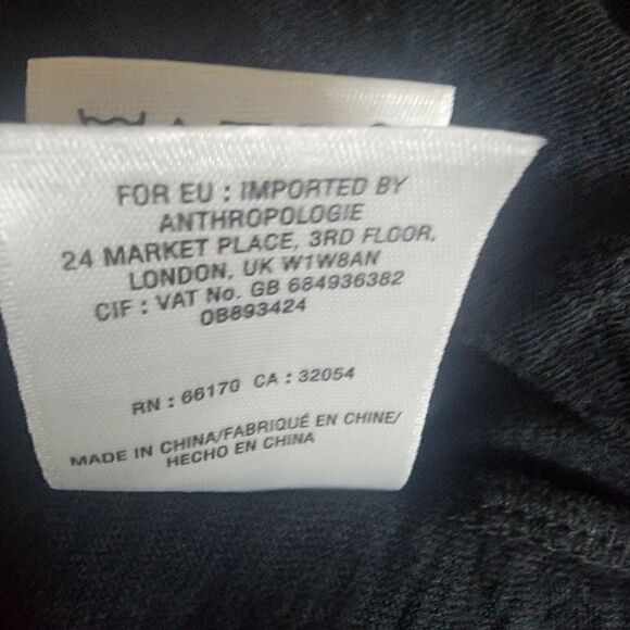 Anthropologie Mixed Media Top with Contrasting Sleeves. Size S. - Picture 5 of 12